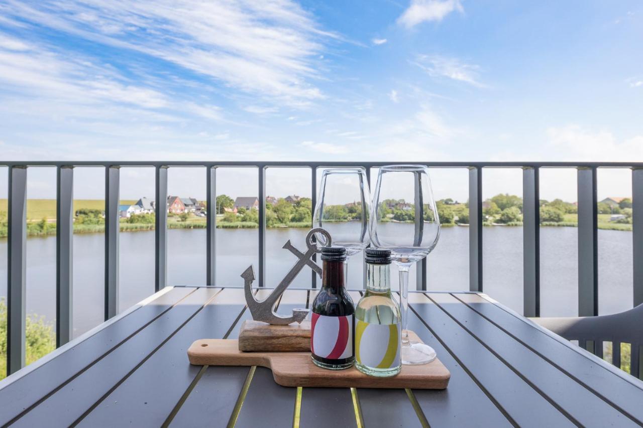 Apartment N14 Direkt Am Nordseedeich Mit Blick Auf Den See Нордштранд Экстерьер фото