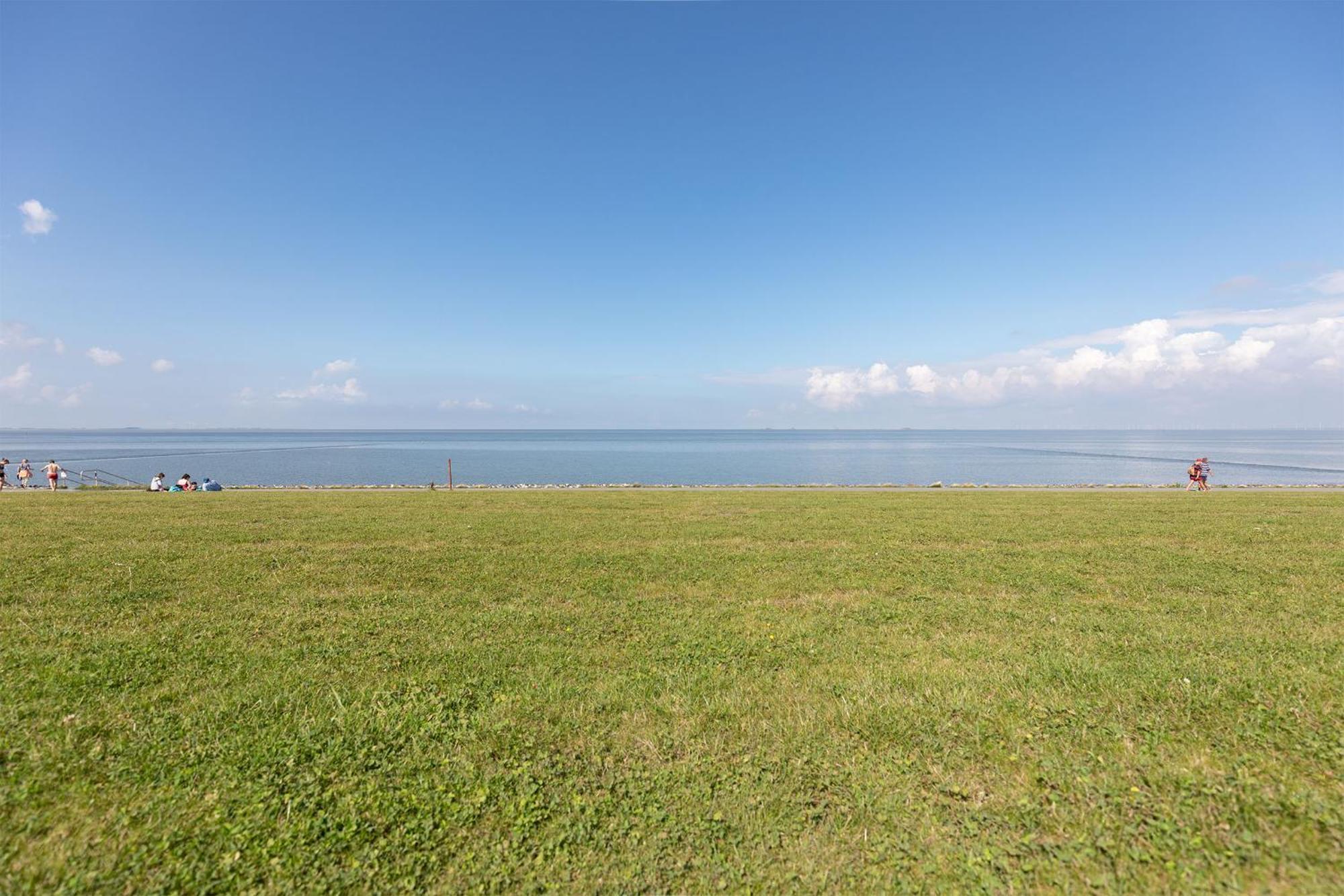Apartment N14 Direkt Am Nordseedeich Mit Blick Auf Den See Нордштранд Экстерьер фото